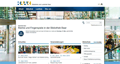 Desktop Screenshot of bibliothek.baar.ch